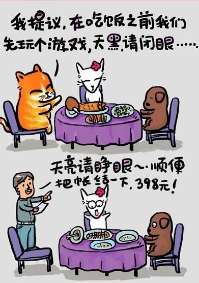 你把别人想的太复杂_很可爱的猫咪图文动漫