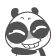 经典的搞笑熊猫表情
