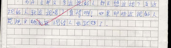 六一儿童节学生时代搞笑作文QQ表情