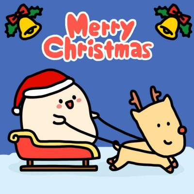 卡通圣诞微信头像高清可爱最新 好看的圣诞节卡通头像大全