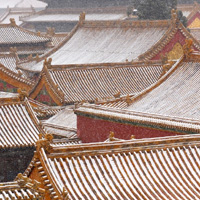 紫禁城的瑞雪唯美图片 北京故宫雪景图片高清无水印2022