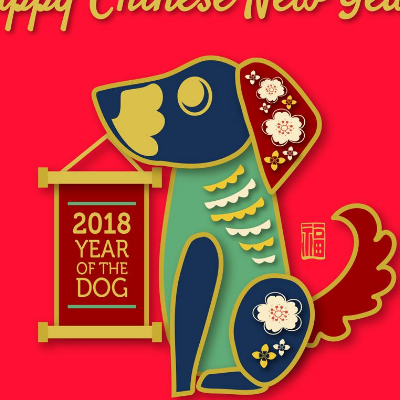 最新版本的2022新年贺卡图片狗没有水印