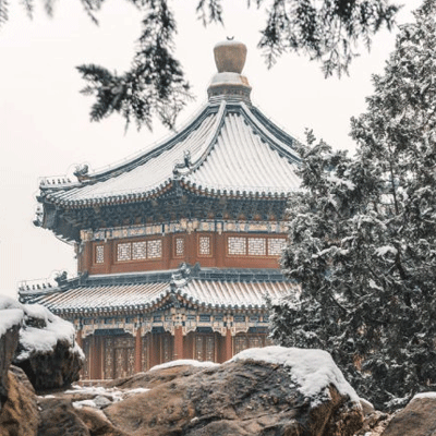 颐和园雪景图片大全真实好看 北京下雪风景图片