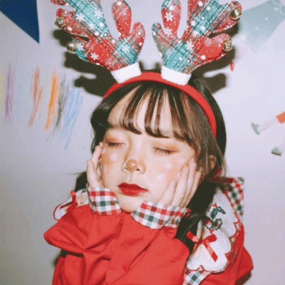 女孩圣诞图片Daquan儿童圣诞彩妆图片2022