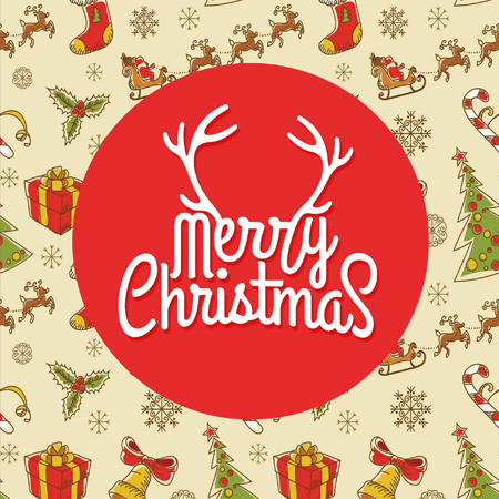 2023圣诞节快乐祝福英文图片 把铃铛挂在圣诞树上把你挂在我心上